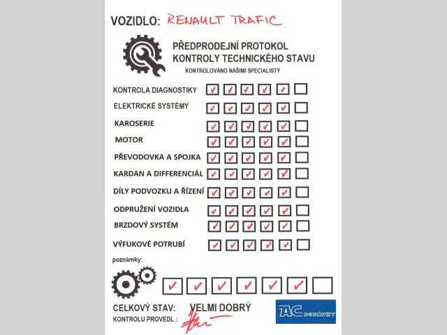 Renault Trafic užitkové 66kW nafta 2012