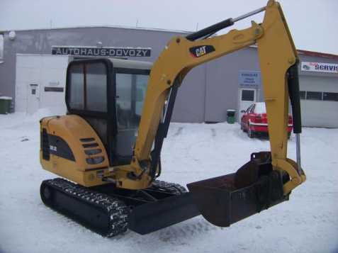 Caterpillar 302,5C LŽÍCE 40 CM+ SVAHOVKA rypadlo pásové 14kW nafta 200701