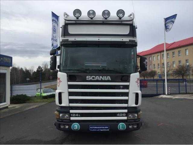 Scania R124 420 STANDART MANUÁL tahač 309kW nafta 200410